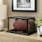Black Football Display Case With Mirror Back by Studio Décor®